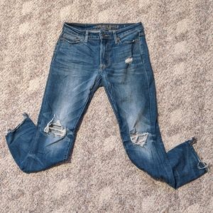 Men's American Eagle Ripped Jeans 30 Slim